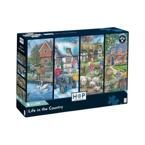 House of Puzzles: Life in the Country (4x500) legpuzzels