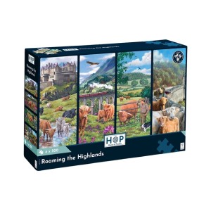 House of Puzzles: Roaming the Highlands (4x500) legpuzzels