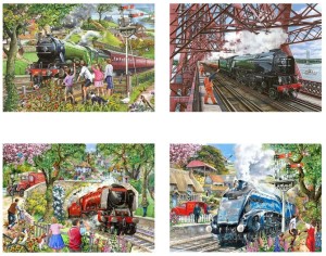 House of Puzzles: Steaming Along (4x500) legpuzzel