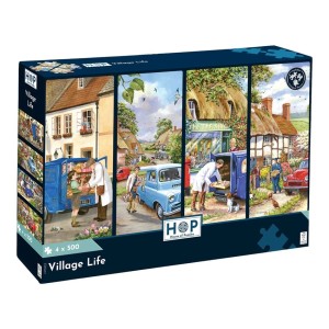 House of Puzzles: Village Life (4x500) legpuzzels