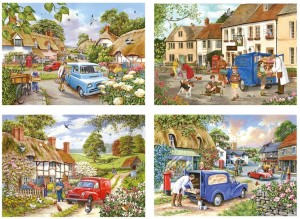 House of Puzzles: Village Life (4x500) legpuzzels