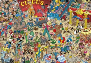 Grafika: Circus (1000) legpuzzel