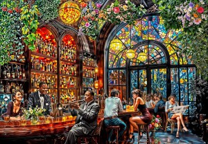 Grafika: Jazzy Atmosphere (1000) legpuzzel