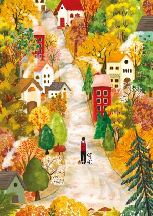 Magnolia: Boy in the Forest (1000) verticale puzzel
