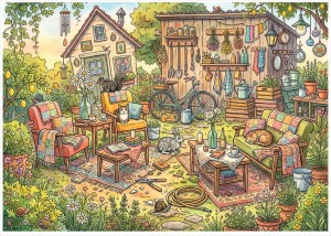 Magnolia: Sweet Garden (1000) legpuzzel