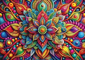 Yazz: Colourful Mandala (1000) legpuzzel