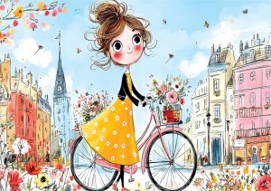 Yazz: Cheerful Girl (1000) legpuzzel