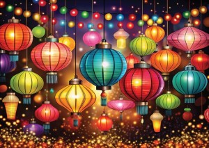 Yazz: Colorful Lights (1000) legpuzzel