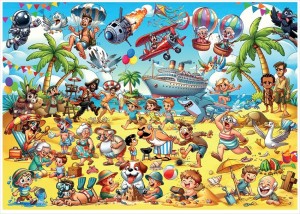 Magnolia: Chaos on the Beach (1000) legpuzzel