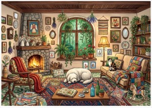Magnolia: Lovely Room (1000) legpuzzel