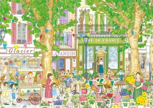 Magnolia: Cafe de France (1000) legpuzzel