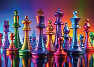 Yazz: Chess (1000) legpuzzel