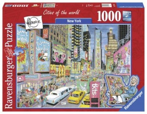 Ravensburger: Fleroux - Cities of the World New York (1000)