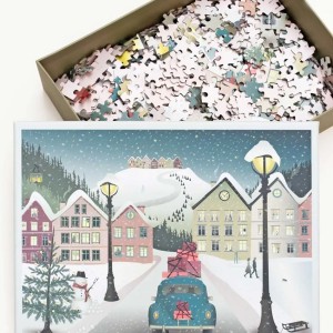 Vissevasse: Let it Snow (1000) kerstpuzzel