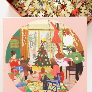 Vissevasse: A Day in December (1000) ronde puzzel