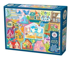 Cobble Hill: Rainbow Birdies (500XL) legpuzzel