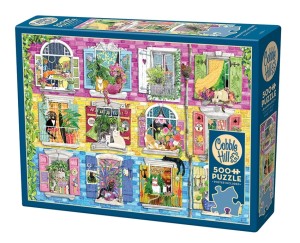 Cobble Hill: Living with Cattitude (500XL) legpuzzel