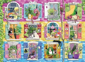 Cobble Hill: Living with Cattitude (500XL) legpuzzel
