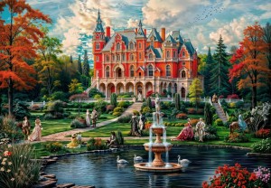 Grafika: The Majestic Castle (1000) legpuzzel