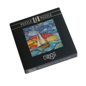 Curiosi: Boat - Zilver (72) minipuzzel