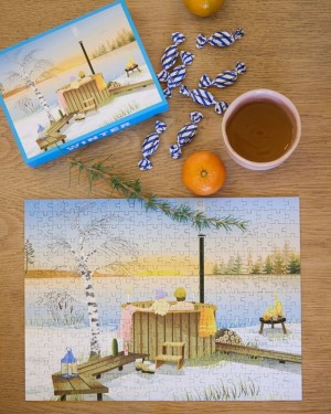 Vissevasse: Winter (300) winterpuzzel