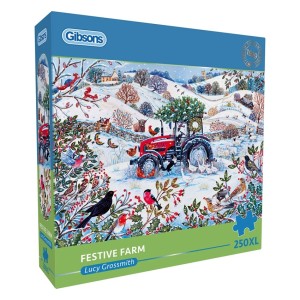 Gibsons: Festive Farm (250XL) kerstpuzzel