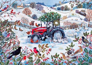 Gibsons: Festive Farm (250XL) kerstpuzzel