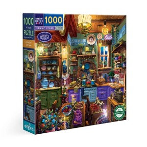Eeboo: Midnight Kitchen (1000) vierkante puzzel