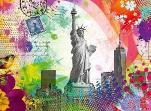 Ravensburger: New York Postcard (500) legpuzzel