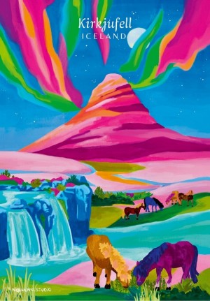 Ravensburger: Kirkjufell, Iceland (99) minipuzzel