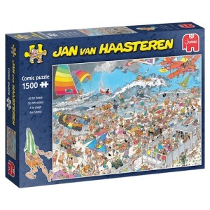 Jan van Haasteren: Op het Strand (1500) legpuzzel
