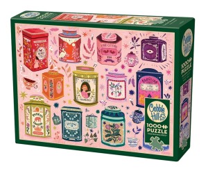Cobble Hill: Tea Tin Treasures (1000) legpuzzel