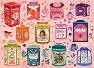 Cobble Hill: Tea Tin Treasures (1000) legpuzzel