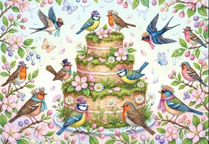 Alipson: Spring Joy (1000) vogelpuzzel