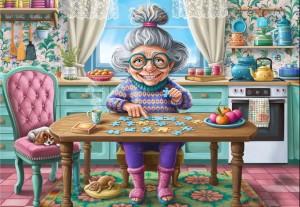 Alipson: Puzzle Party at Grandma's (1000) legpuzzel