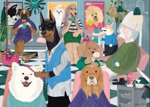 Alipson: Hair Dresser Dog (500) hondenpuzzel