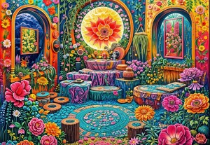 Bluebird: Peace Room (1000) legpuzzel