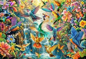 Bluebird: Flight of the Hummingbirds (1000) vogelpuzzel