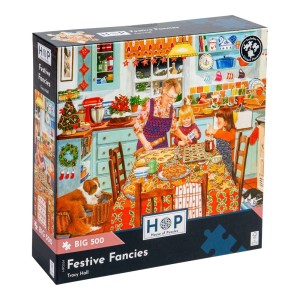 House of Puzzles: Festive Fancies (500BIG) SCHADE AAN DOOS OP = OP