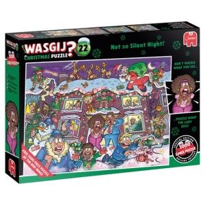 Wasgij: Christmas 22 Niet zo'n Stille Nacht (2x1000) SCHADE AAN DOOS OP = OP