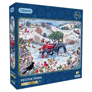 Gibsons: Festive Farm (1000) kerstpuzzel