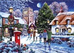 Gibsons: Moonlit Stroll (1000) kerstpuzzel
