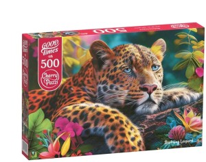 Cherry Pazzi: Reclining Leopard (500) legpuzzel