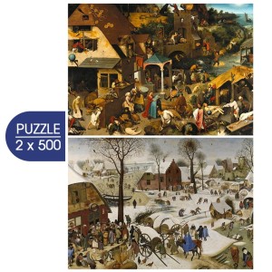 Grafika: L'Art de Pieter Brueghel (2x500) kunstpuzzels