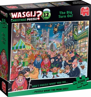 Wasgij Christmas 12 - The Big Turn On (1000) kerstpuzzel
