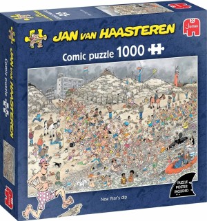 Jan van Haasteren: New Year's Dip (1000) legpuzzel