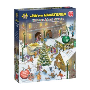 Jan van Haasteren Adventskalender 2026 (24x54) kerstpuzzels 
