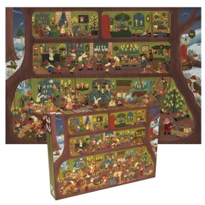 Penny Puzzle: Christmas Workshop (1000) kerstpuzzel