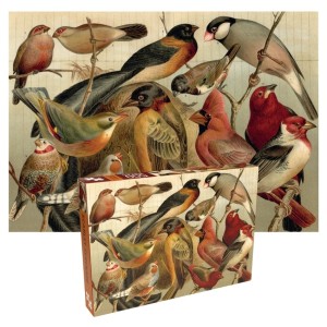 Penny Puzzle: Scarlet Serenade (500) vogelpuzzel