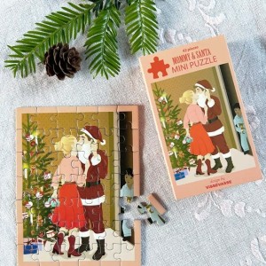 Vissevasse: Mommy and Santa (42) minipuzzel